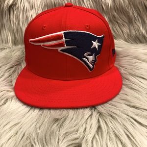 🔥👀🔥New England Patriots Fitted Hat 7 5/8 New Era Sports Brand